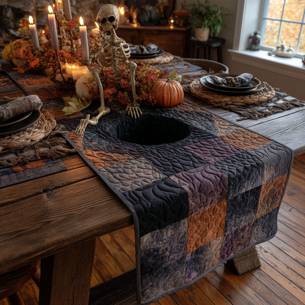 Echoes from Below Quilted Table Runner Best Table Runner Best Halloween Gifts