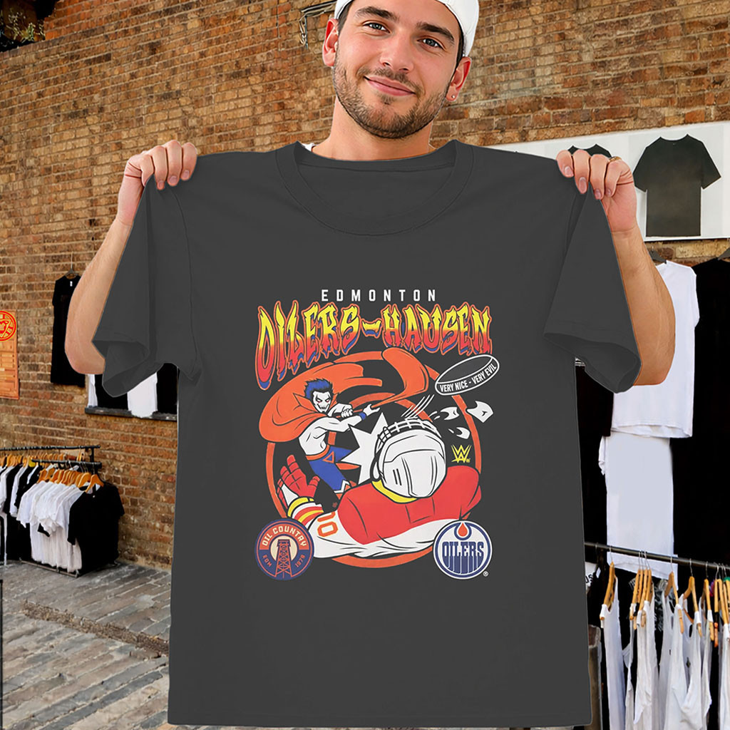 Edmontonhausen Shirt Danhausen Edmonton Oilers WWE Hockey Tee Edmonton Oilers Merch Edmontonhausen Shirt Danhausen Edmonton Oilers WWE Hockey Tee Edmonton Oilers Merch