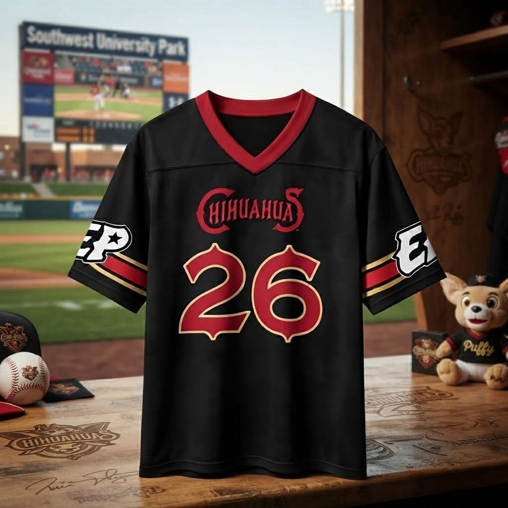 El Paso Chihuahuas Football Jersey 2026 Game Day Apparel El Paso Chihuahuas Merch Fan Gifts El Paso Chihuahuas Football Jersey 2026 Game Day Apparel El Paso Chihuahuas Merch Fan Gifts