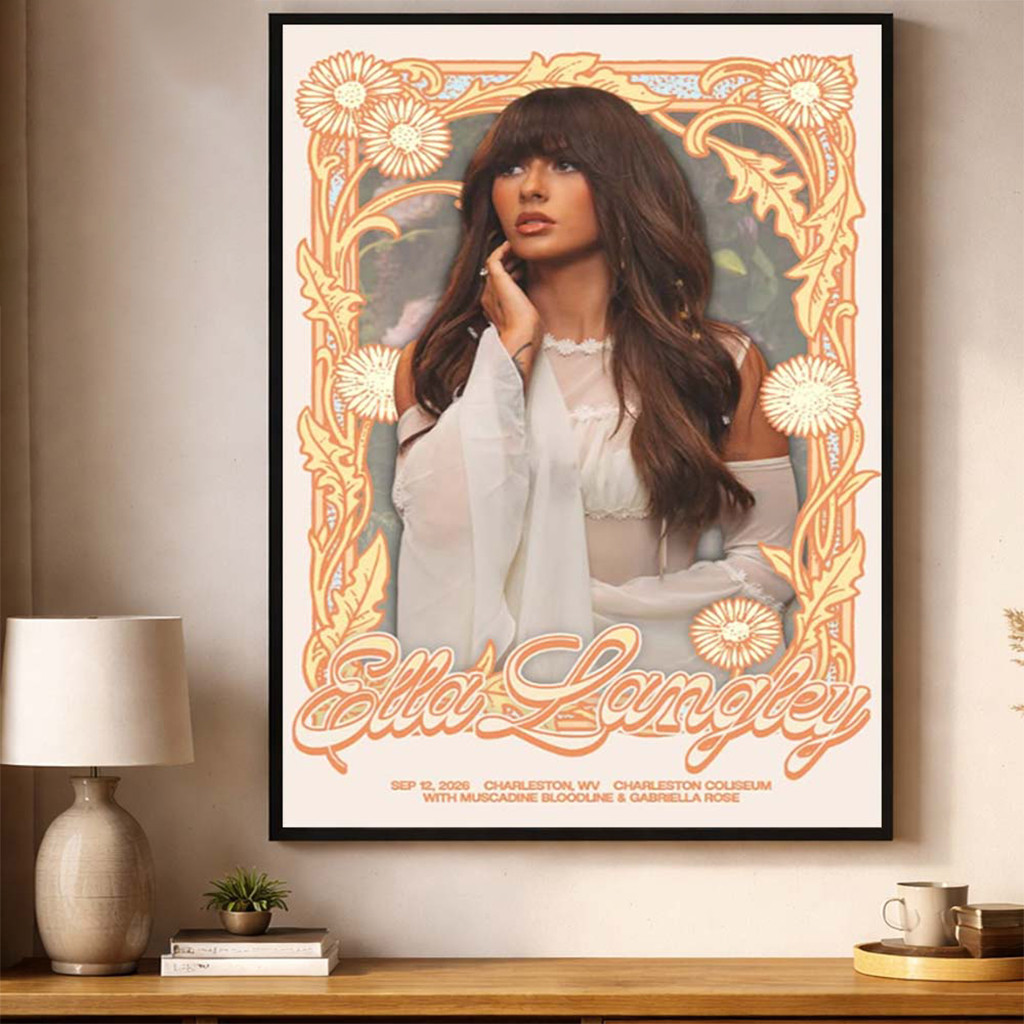 Ella Langley The Dandelion Tour 2026 Poster Ella Langley Merch Wall Art For Living Room