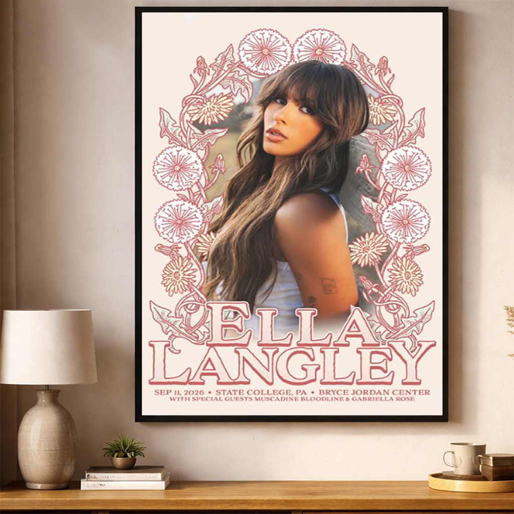 Ella Langley The Dandelion Tour 2026 Venue Poster Ella Langley Merch Living Room Decor Ella Langley The Dandelion Tour 2026 Venue Poster Ella Langley Merch Living Room Decor
