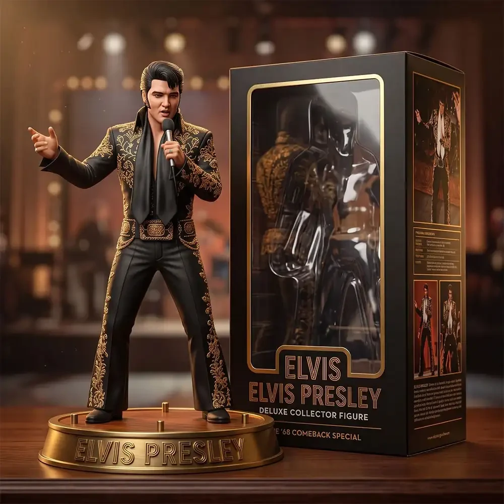 Elvis Presley Funko Pop The King Of Rock N Roll Elvis Presley Merch Music Lovers Gifts