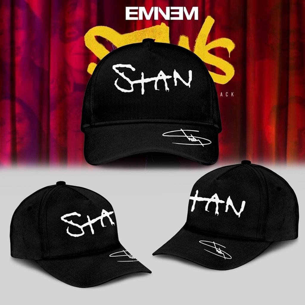 Eminem Stan Signature Black Hat 2026 Eminem Merch Gift Ideas For Music Lovers