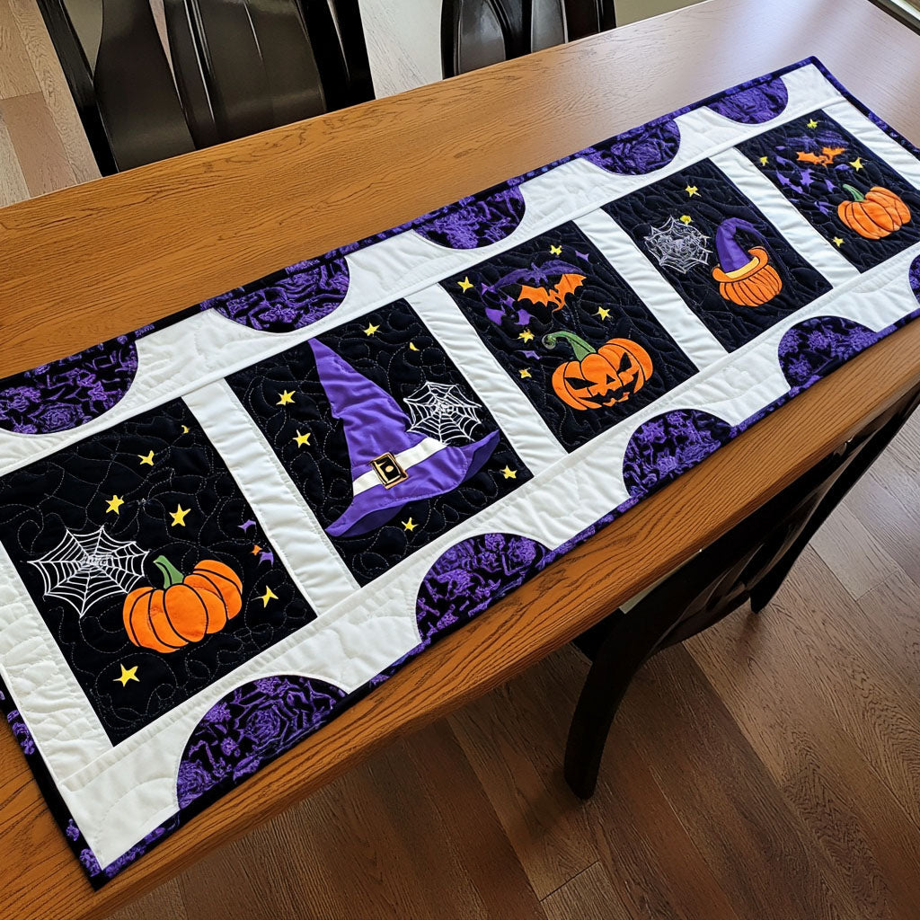 Enchanted Evening Quilted Table Runner Kitchen Decor Best Halloween Presents