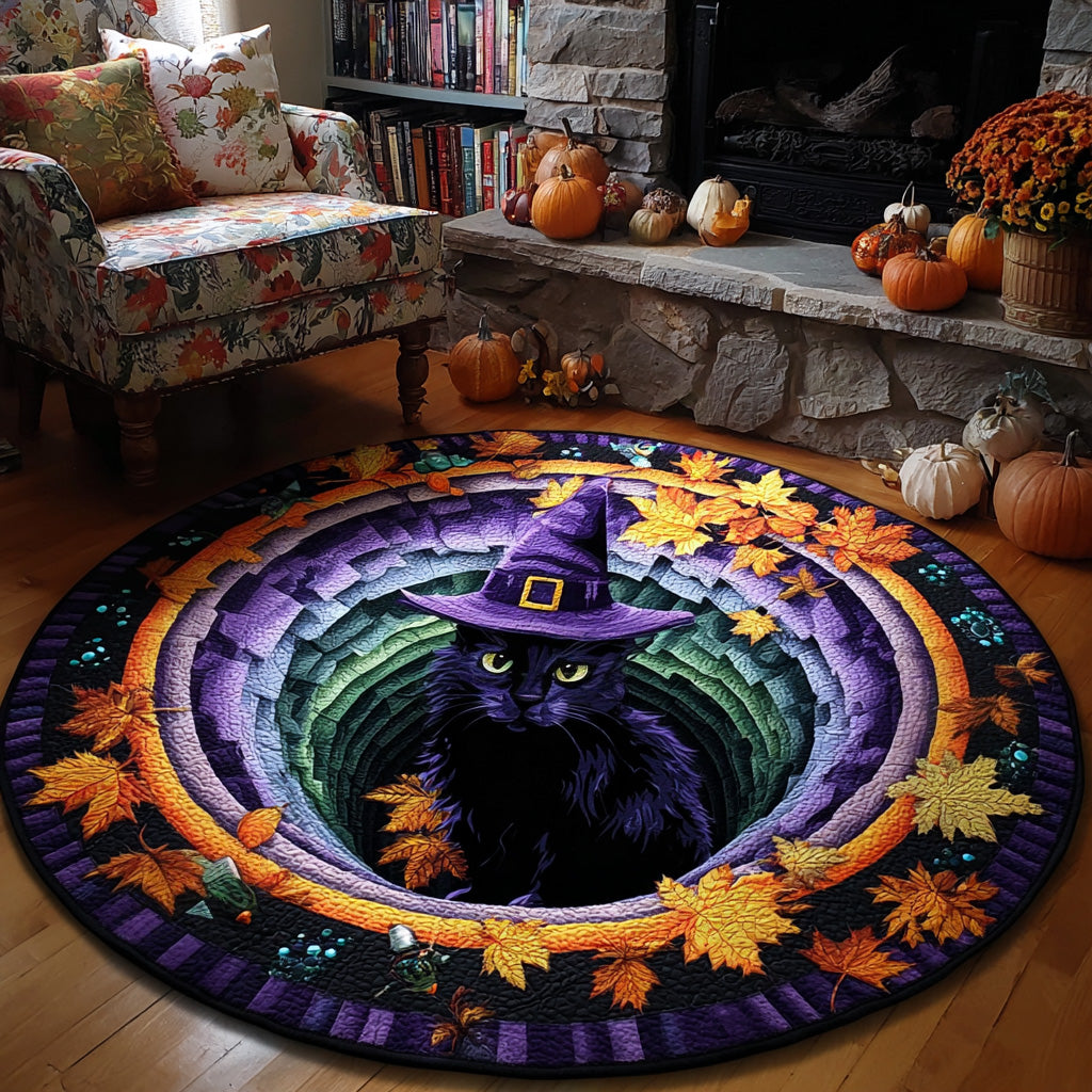 Enchanted Gaze Quilted Round Mat Horror Living Room Decor Nice Housewarming Gifts Enchanted Gaze Quilted Round Mat Horror Living Room Decor Nice Housewarming Gifts