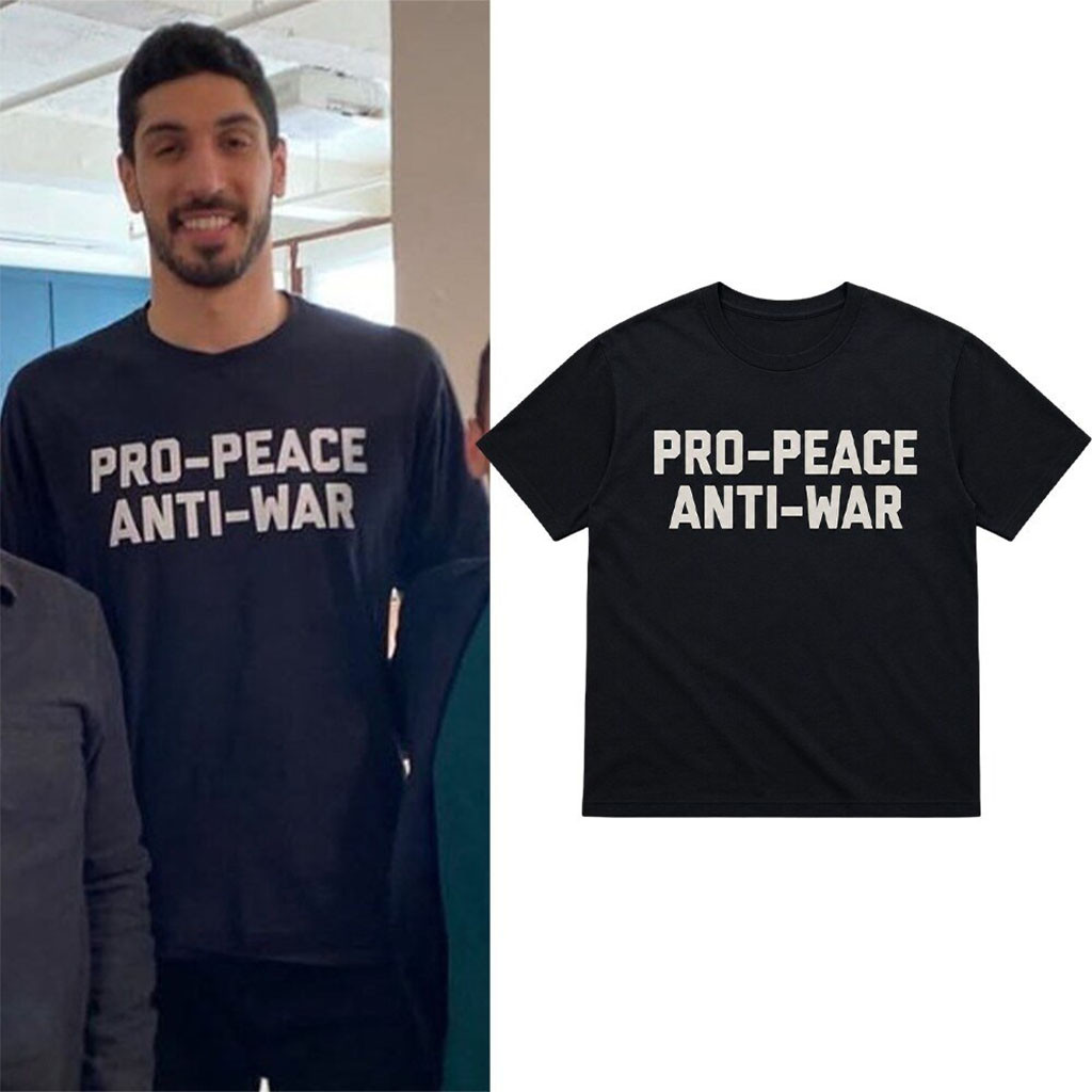 Enes Kanter Freedom Pro Peace Anti War Shirt Enes Freedom Merch Gift For Brothers