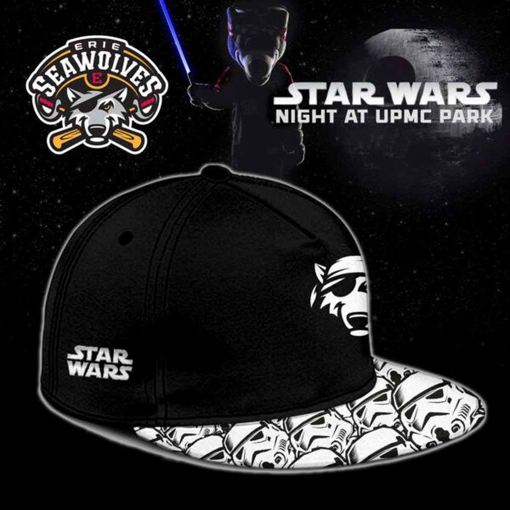 Erie SeaWolves X Star Wars Night 2026 Snapback Hat Erie SeaWolves Merch Gift For My Brothers