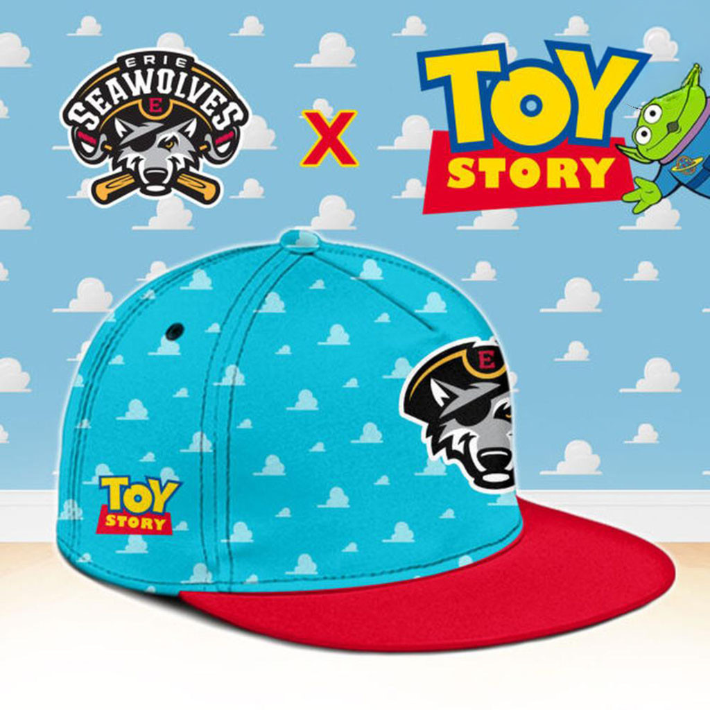 Erie SeaWolves X Toy Story Night 2026 Snapback Hat Erie SeaWolves Merch Fan Gifts