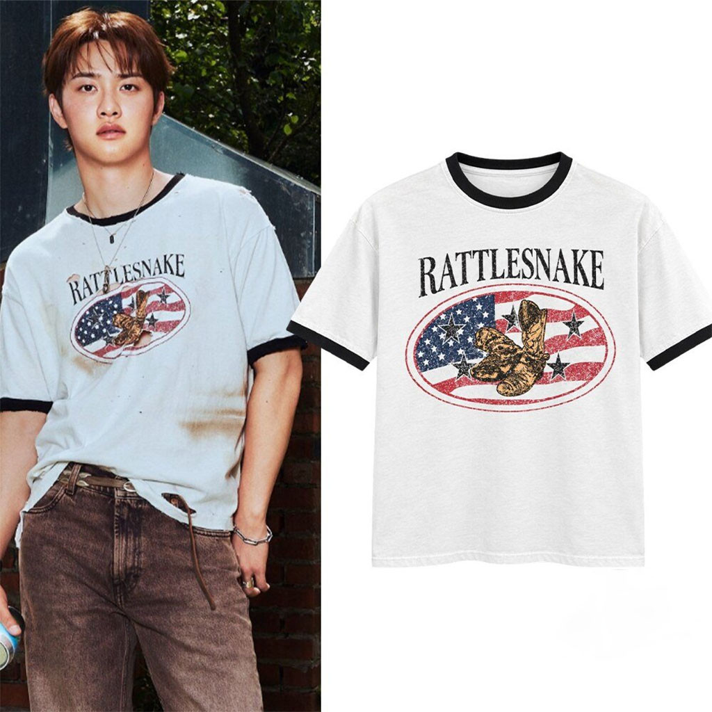 EXO Doh Kyungsoo DOPAMINE Rattlesnake Shirt EXO Doh Kyungsoo Merch Gift For Besties