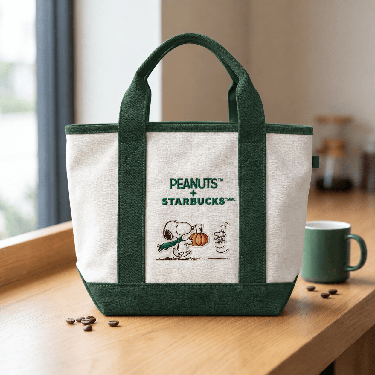 Fall 15 September 2026 Starbucks x Peanuts Snoopy Tote Bag Cute Cartoon Merch BFF Gifts