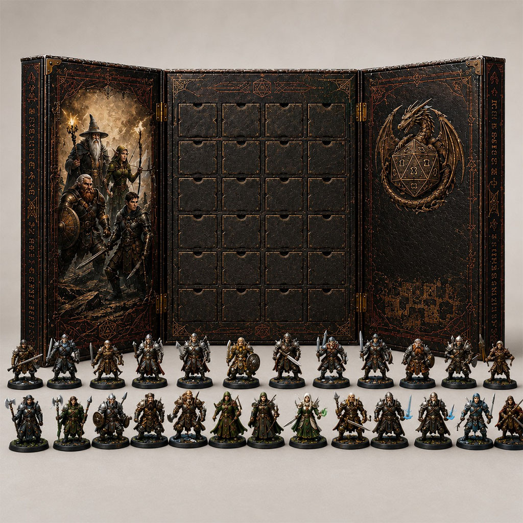Fantasy Quest Advent Calendar 2026 24 Days Christmas Mystery Ornaments Fantasy Adventure Gift