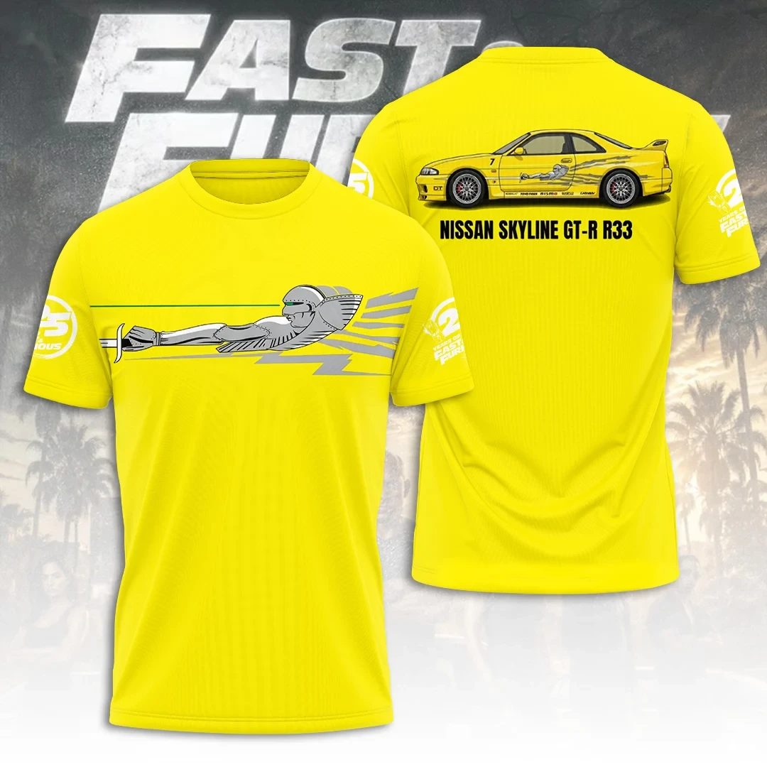 Fast And Furious Nissan Skyline GT-R R33 T-Shirt Fast And Furious Merch Gift For Brothers