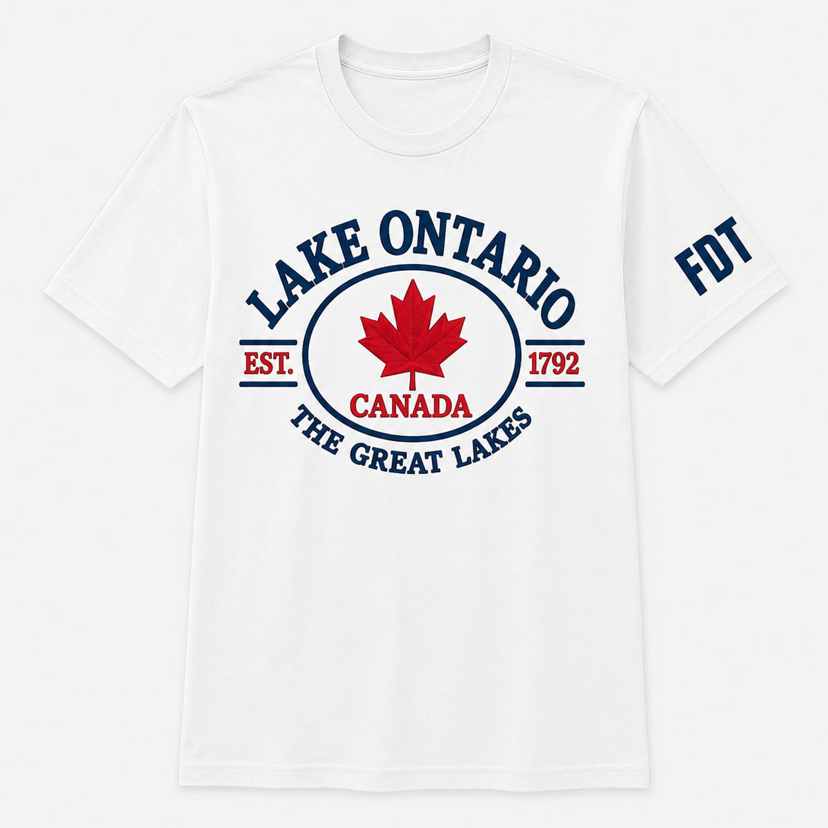 FDT Lake Ontario The Great Lakes Canada Est 1792 Shirt