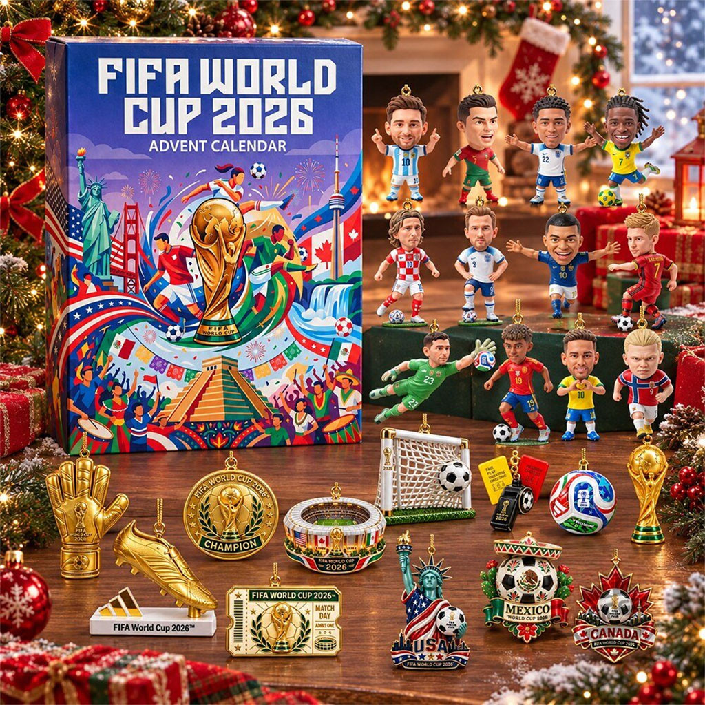 FIFA World Cup 2026 Advent Calendar Christmas Countdown Box FIFA Merch Gift For Football Fans