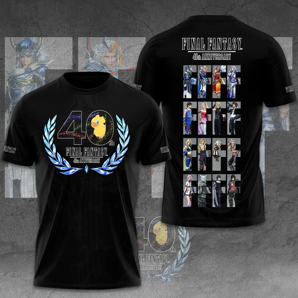 Final Fantasy 40th Anniversary T-Shirt Final Fantasy Merch 40 Years Of Adventure Gaming Shirt Final Fantasy 40th Anniversary T-Shirt Final Fantasy Merch 40 Years Of Adventure Gaming Shirt