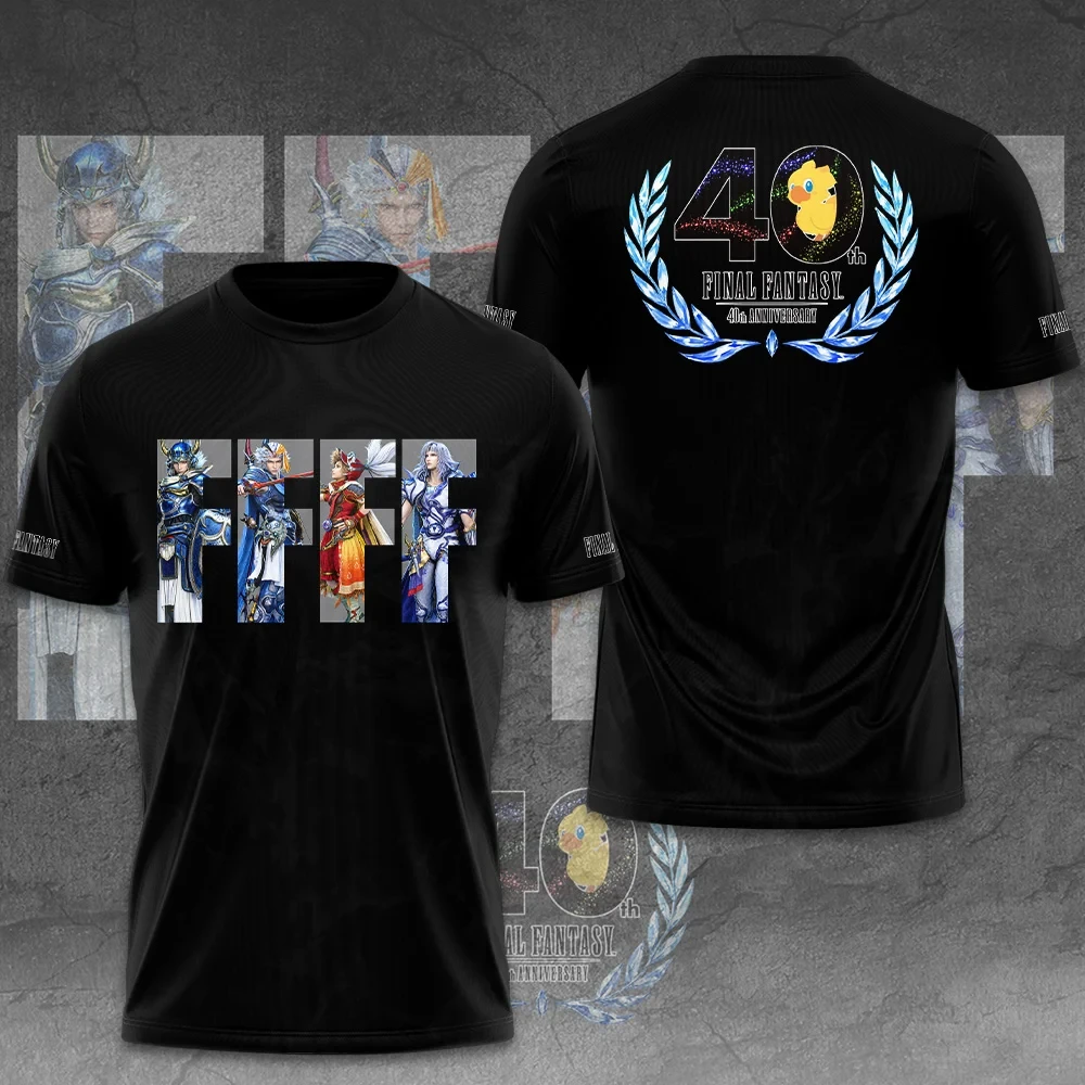 Final Fantasy 40th Anniversary T-Shirt Final Fantasy Merch 40 Years Of Gaming Legacy Shirt Final Fantasy 40th Anniversary T-Shirt Final Fantasy Merch 40 Years Of Gaming Legacy Shirt