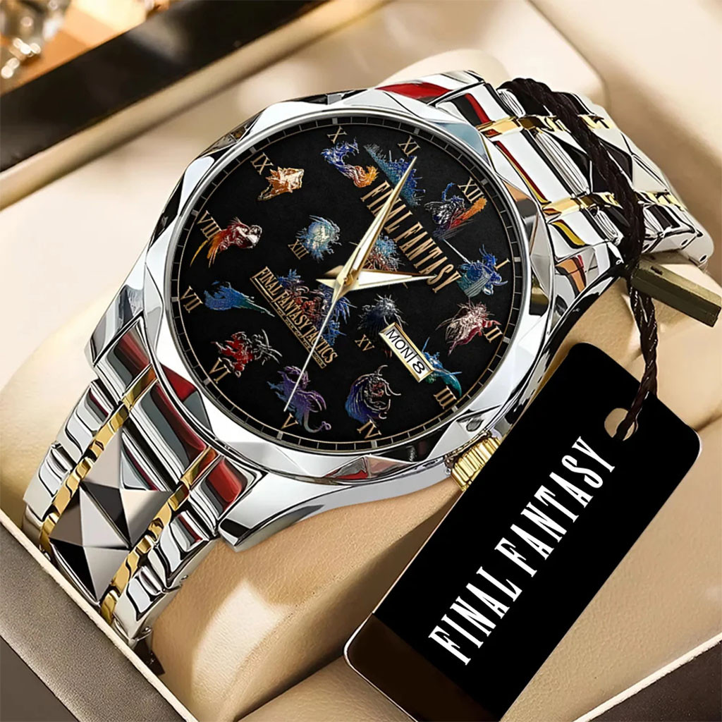 Final Fantasy Merch Fantasy Game Character Watch Gifts For Game Lovers