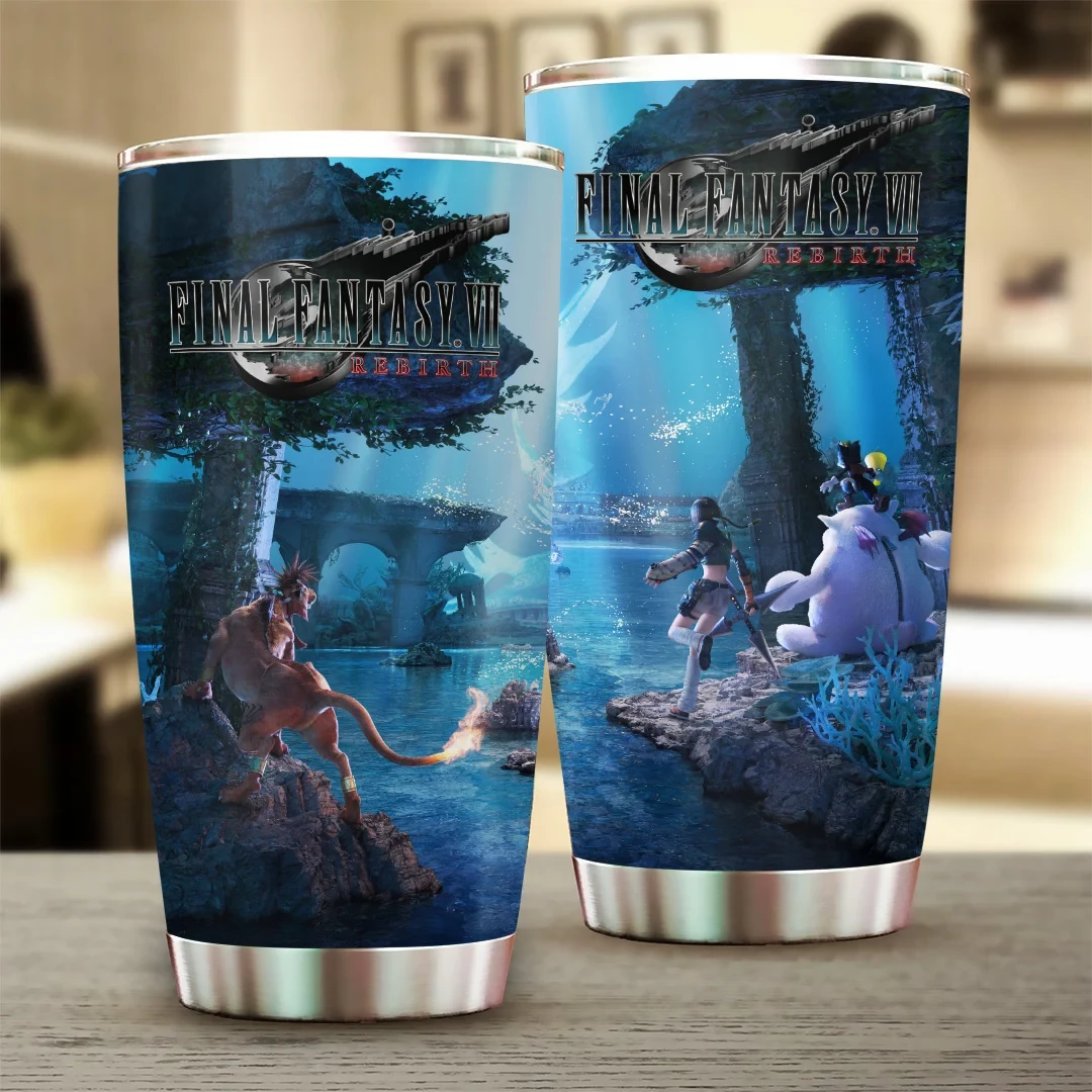 Final Fantasy VII Rebirth Tumbler Final Fantasy VII Merch Gifts For Game Lovers
