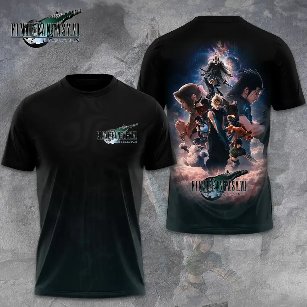 Final Fantasy VII Revelation T-Shirt Final Fantasy VII Merch Best Gifts For Video Game Lovers