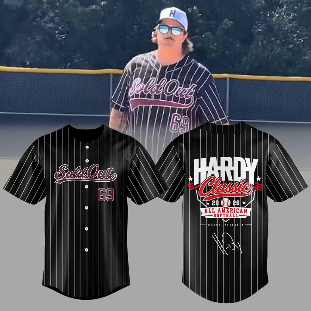 First Annual Hardy Classic 2026 Sold Out Sluggers Baseball Jersey Gift For Softball Lovers First Annual Hardy Classic 2026 Sold Out Sluggers Baseball Jersey Gift For Softball Lovers