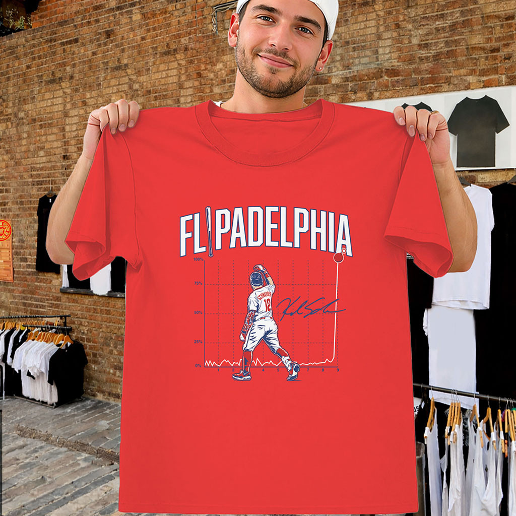 Flipadelphia Shirt Kyle Schwarber Phillies Walk-Off Home Run Tee Philadelphia Phillies Merch