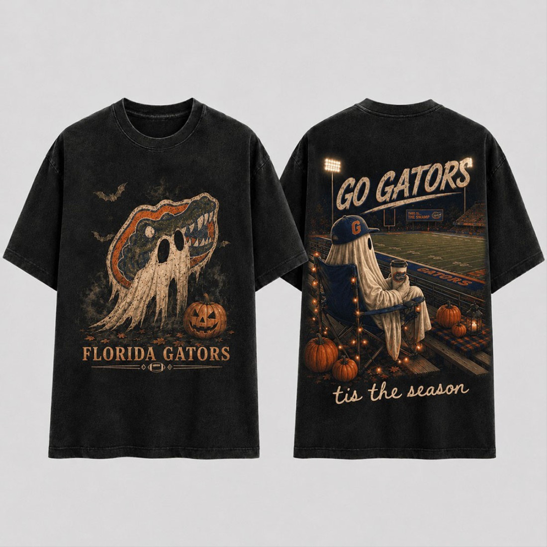 Florida Gators Halloween Ghost T-Shirt Tis The Season Shirt Florida Gators Merch Gift For Fans