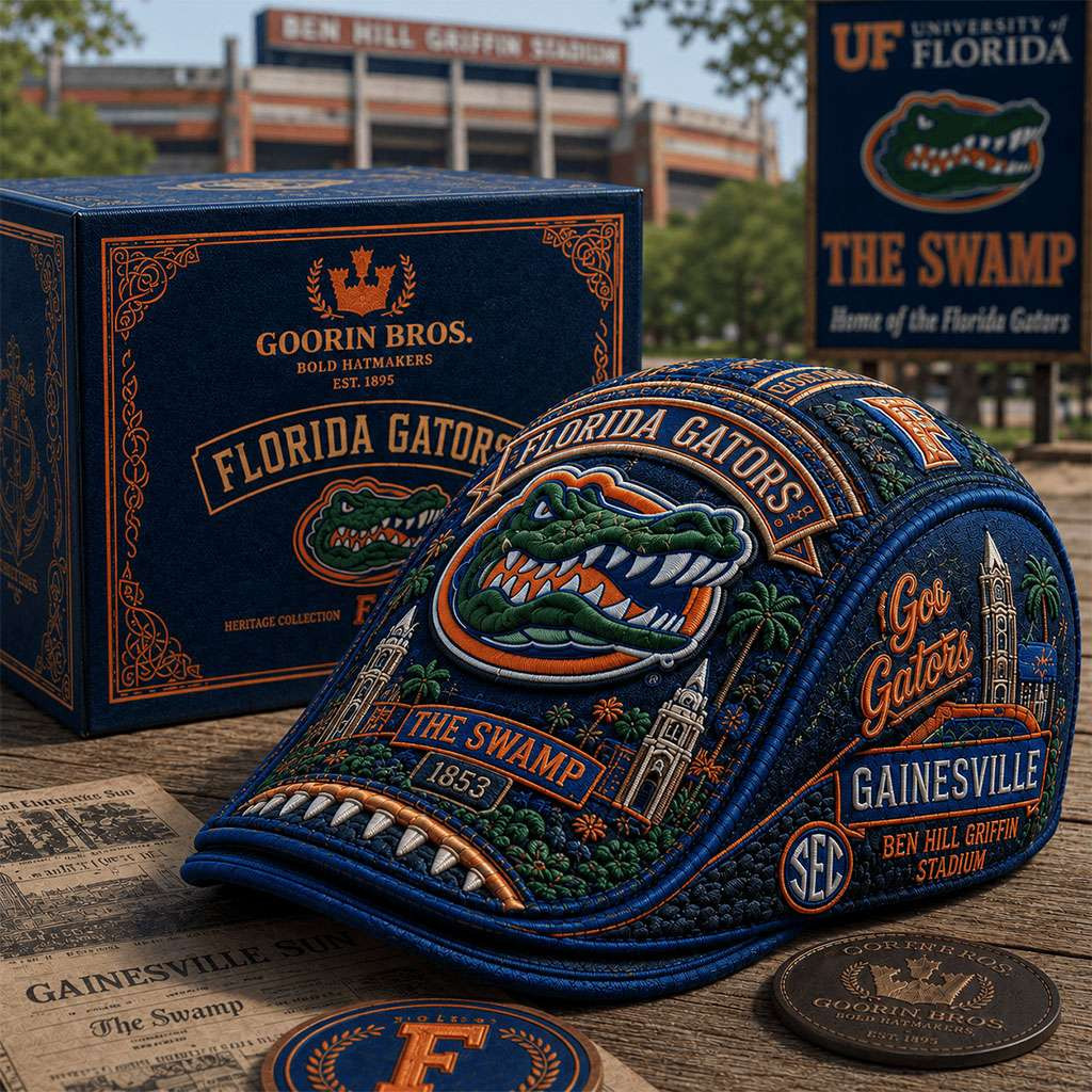 Florida Gators The Swamp Jeff Hat Ben Hill Griffin Stadium Cap Florida Gators Merch Fan Gifts