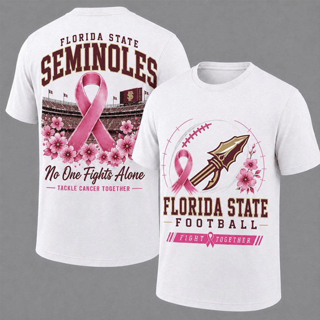 Florida State Seminoles Breast Cancer Awareness T-Shirt Seminoles Merch Football Fan Gear