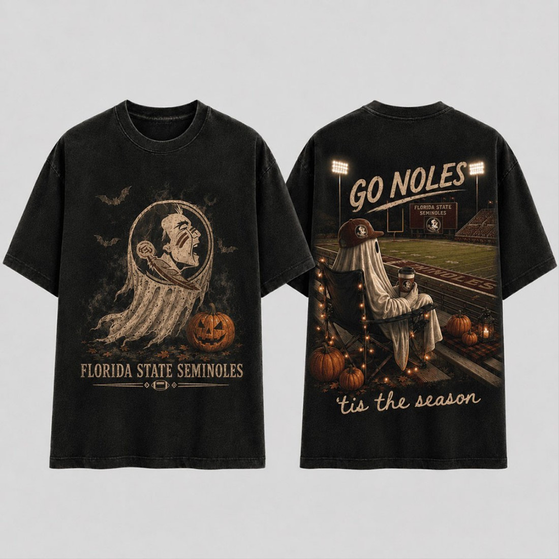 Florida State Seminoles Halloween Ghost T-Shirt Tis The Season Shirt Seminoles Merch Fan Gifts