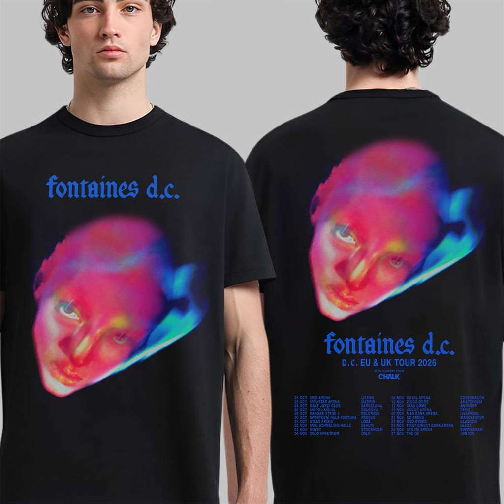 Fontaines DC Dopamine Chamber EU And UK Tour 2026 Schedule Dates T-Shirt Fontaines DC Merch