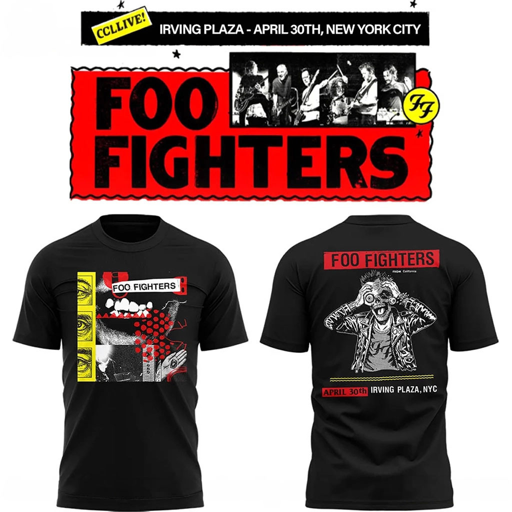 Foo Fighters Merch 2026 FF Secret Show At Irving Plaza NYC T-Shirt Black Gift For Music Lovers
