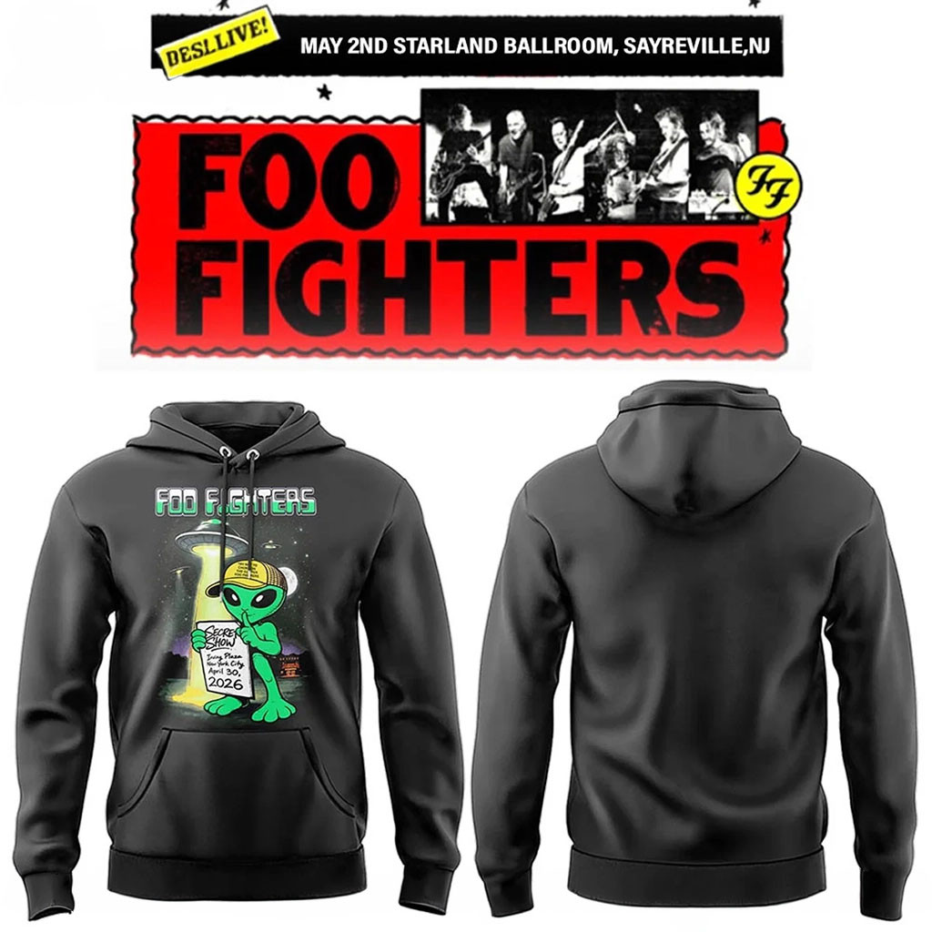 Foo Fighters Merch 2026 FF Secret Show At Starland Ballroom Hoodie Gift For Music Lovers