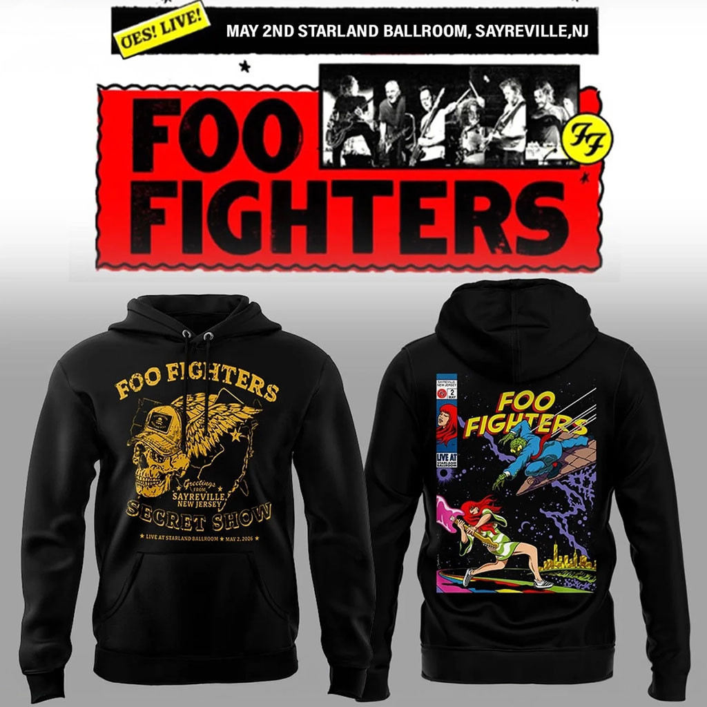 Foo Fighters Merch 2026 FF Secret Show At Starland Ballroom Hoodie Rock Band Merch Gift For Fan