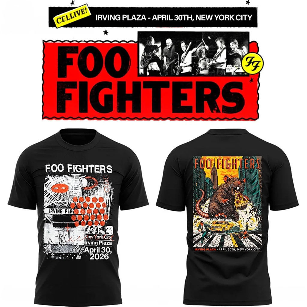 Foo Fighters Merch FF Secret Show At Irving Plaza NYC T-Shirt 2026 Gifts For Rock Music Lovers Foo Fighters Merch FF Secret Show At Irving Plaza NYC T-Shirt 2026 Gifts For Rock Music Lovers
