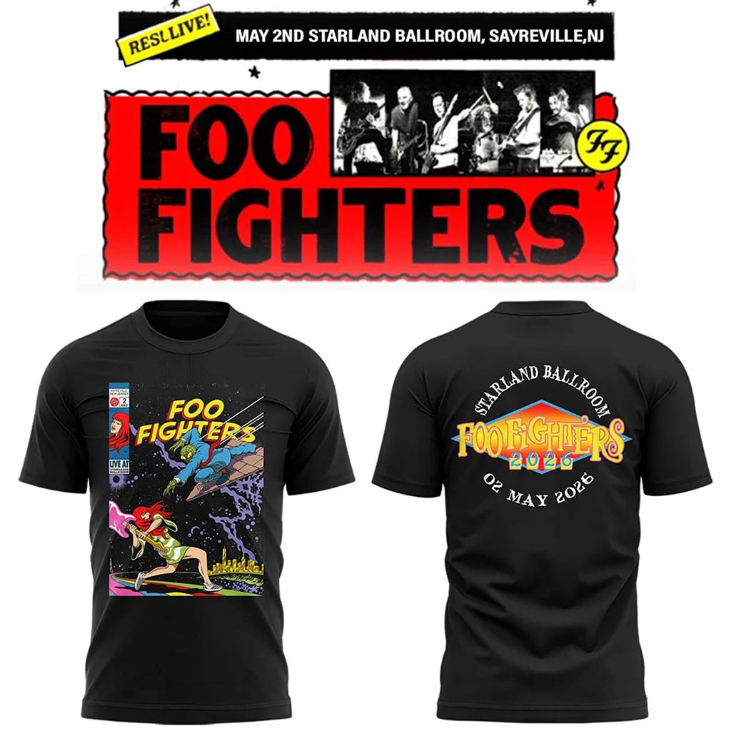 Foo Fighters Merch FF Secret Show At Starland Ballroom 02 May 2026 T-Shirt Band Fan Gifts
