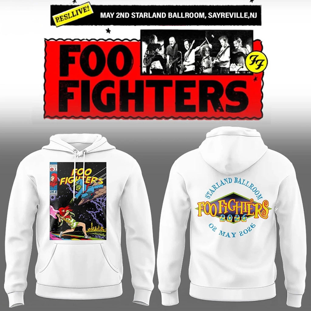 Foo Fighters Merch FF Secret Show At Starland Ballroom Hoodie 2026 Gift For Rock Band Fans Foo Fighters Merch FF Secret Show At Starland Ballroom Hoodie 2026 Gift For Rock Band Fans