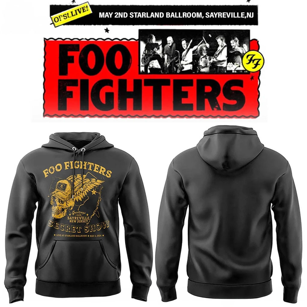 Foo Fighters Merch FF Secret Show At Starland Ballroom Hoodie 2026 Gift For Rock Lover Foo Fighters Merch FF Secret Show At Starland Ballroom Hoodie 2026 Gift For Rock Lover