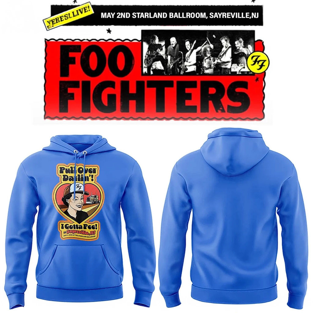 Foo Fighters Merch FF Secret Show At Starland Ballroom Sayreville NJ Hoodie Present For Fans