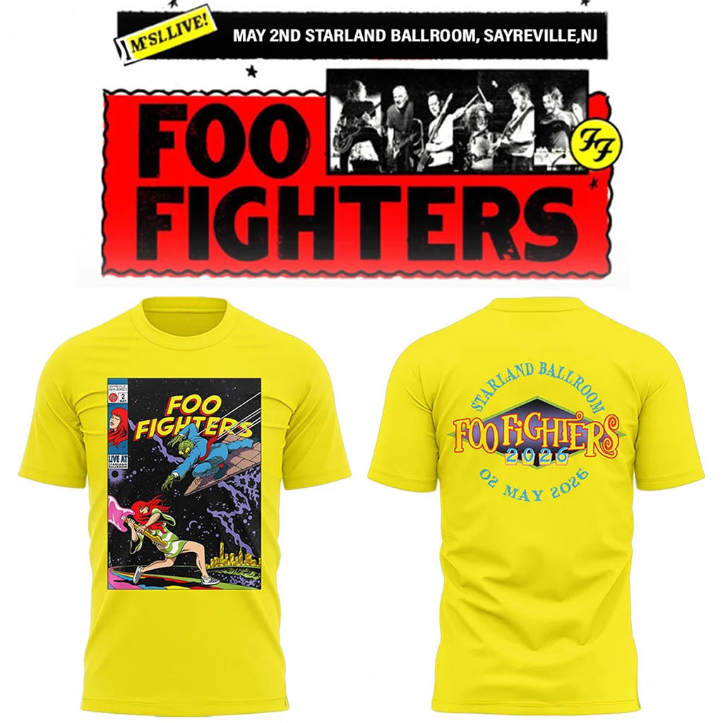 Foo Fighters Secret Show At Starland Ballroom 02 May 2026 T-Shirt Foo Fighters Merch Fan Gifts