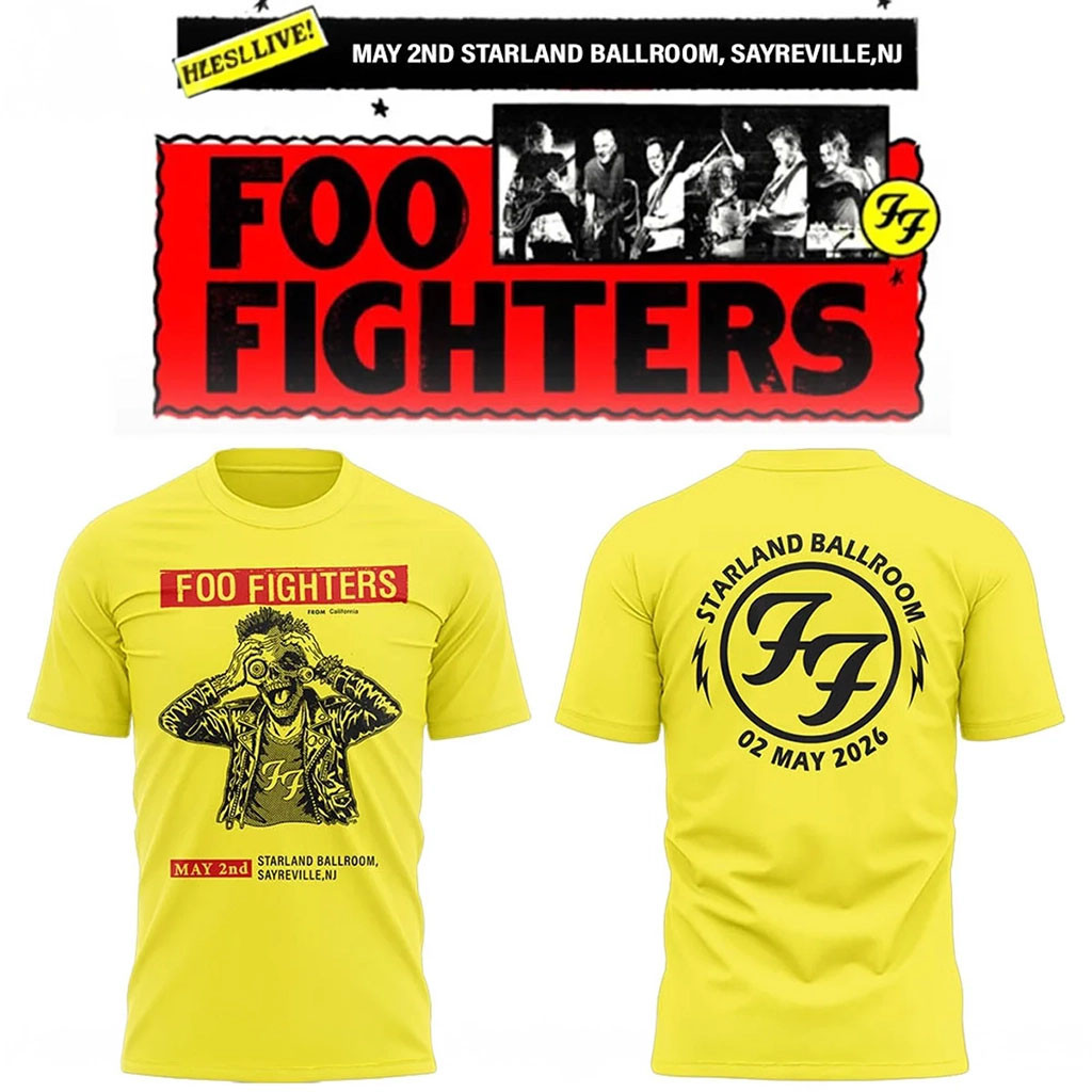 Foo Fighters Secret Show At Starland Ballroom May 2nd T-Shirt FF Tour Merch Fan Gifts