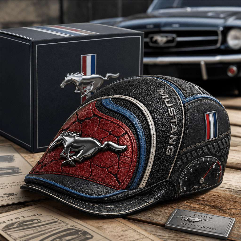 Ford Mustang RPM Gauge Jeff Hat Ford Mustang Merch Car Enthusiast Gift For Husband