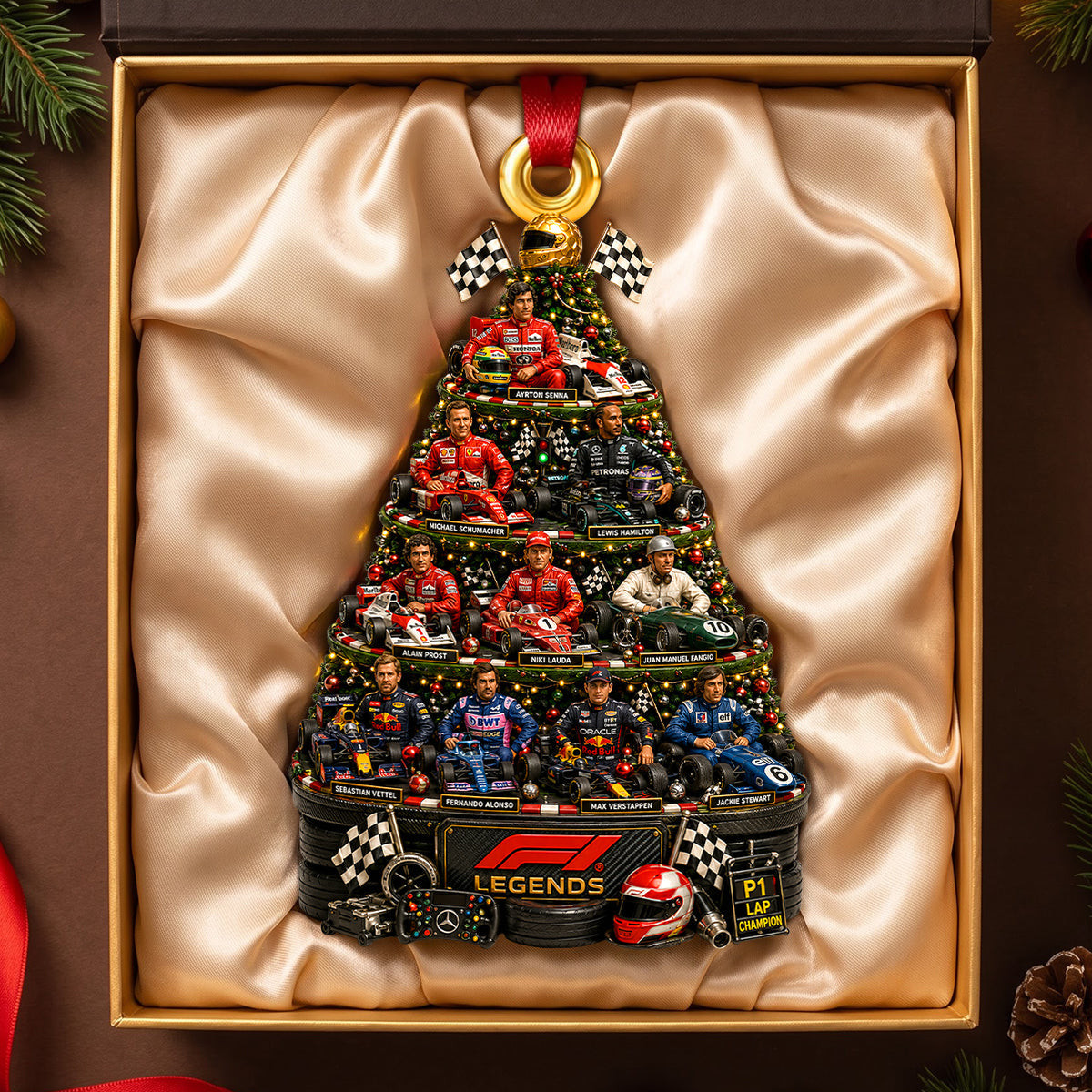 Formula 1 Legends Christmas Ornament F1 Racing Drivers Christmas Tree Decor Gifts For F1 Fans Formula 1 Legends Christmas Ornament F1 Racing Drivers Christmas Tree Decor Gifts For F1 Fans