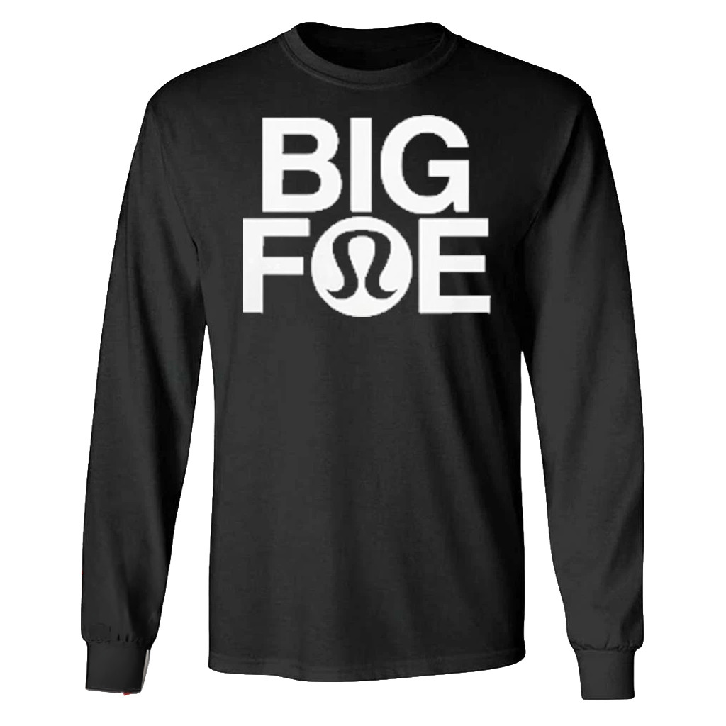 Frances Tiafoe Merch 2026 Big Foe Long Sleeve Shirt Black Frances Tiafoe Shirts Tennis Fan Gift