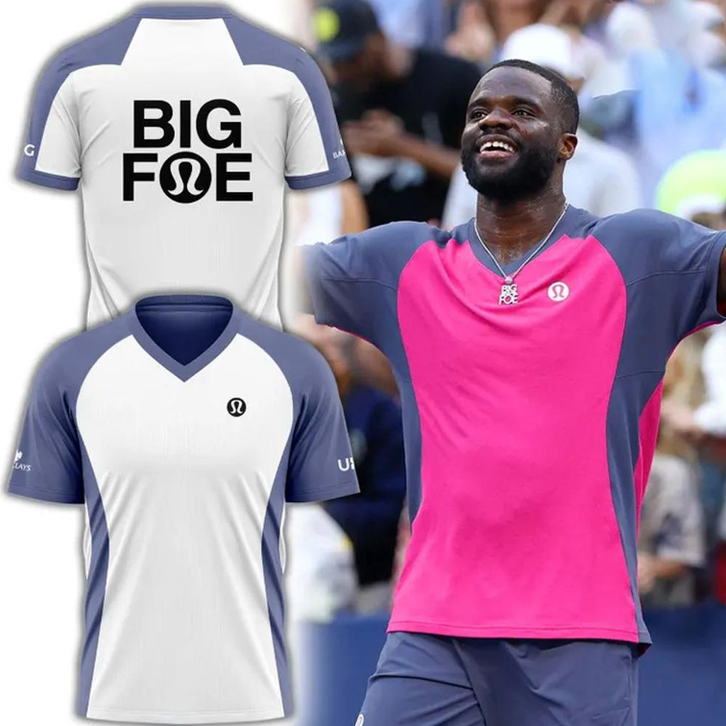 Frances Tiafoe Merch 2026 Frances Tiafoe US Open V-Neck Shirt Big Foe Shirt Tennis Fan Apparel