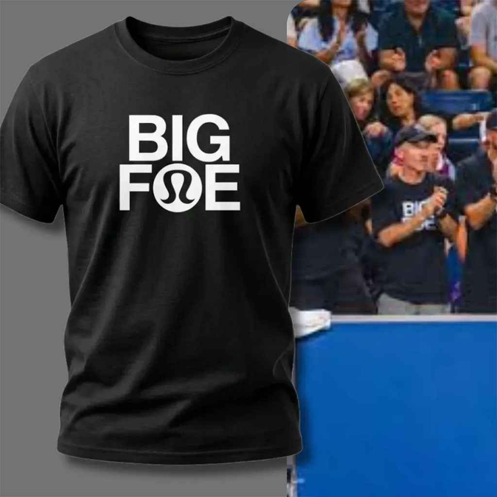 Frances Tiafoe's Team Big Foe Lululemon T-Shirt Frances Tiafoe Merch Gift For Tennis Fans