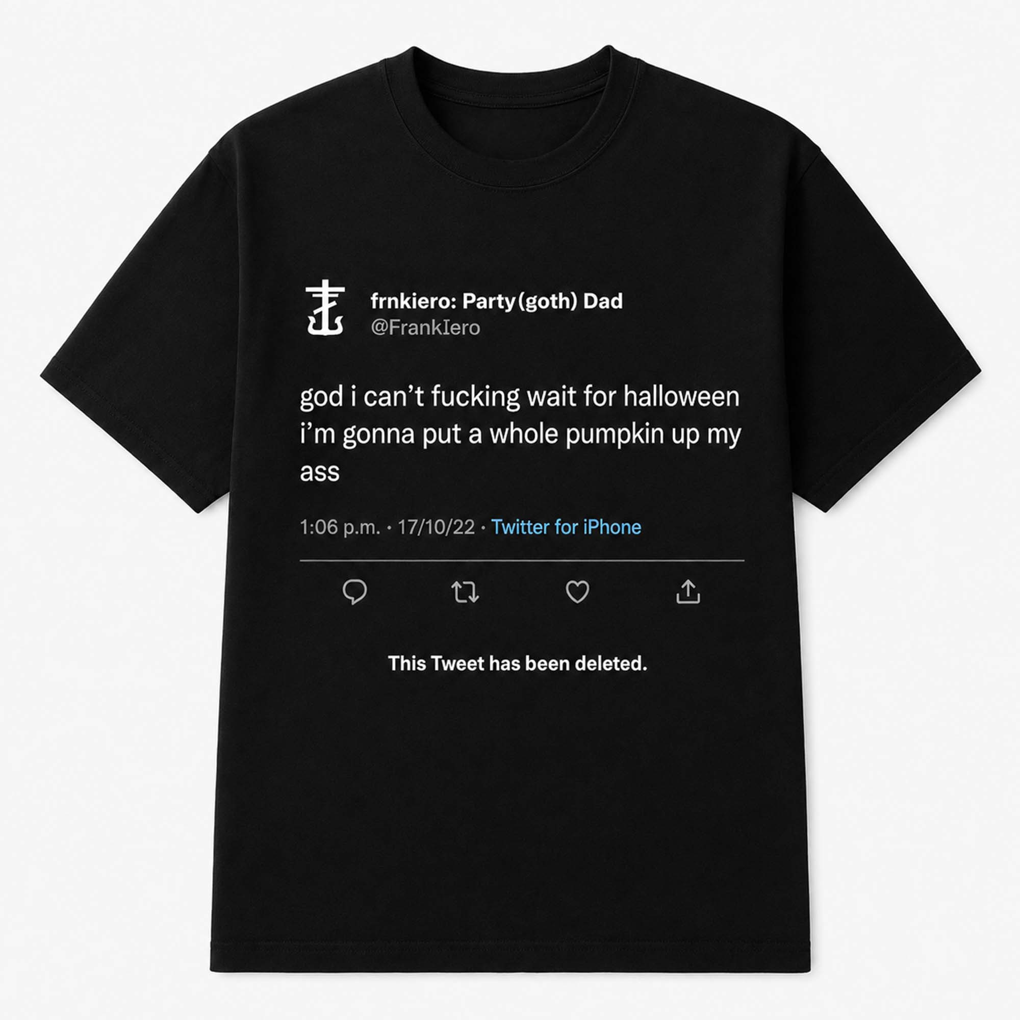 Frank Iero Pumpkin Tweet Shirt