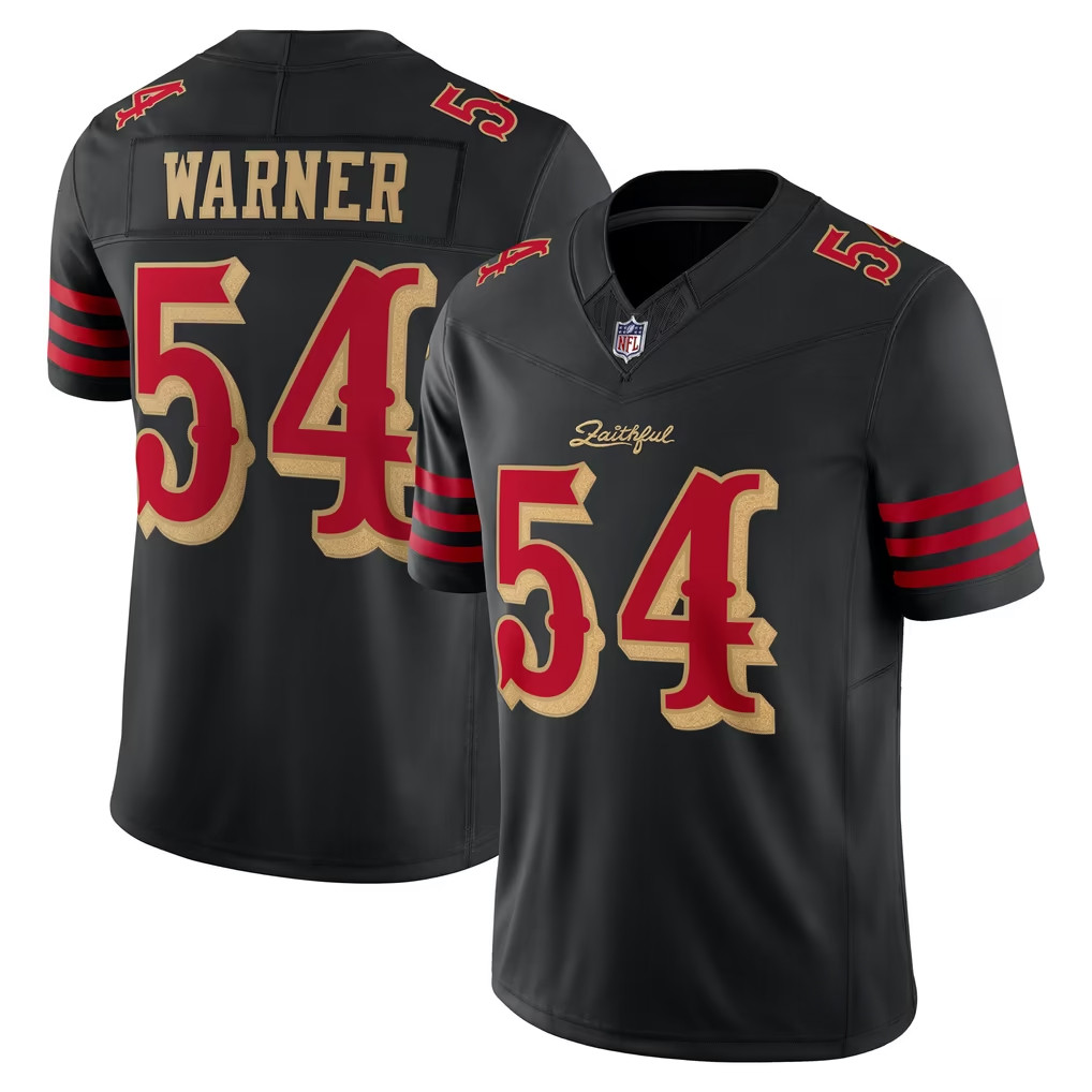 Fred Warner #54 SF 49ers Rivalries Collection Jersey San Francisco 49ers Merch 2026 Faithful Gear