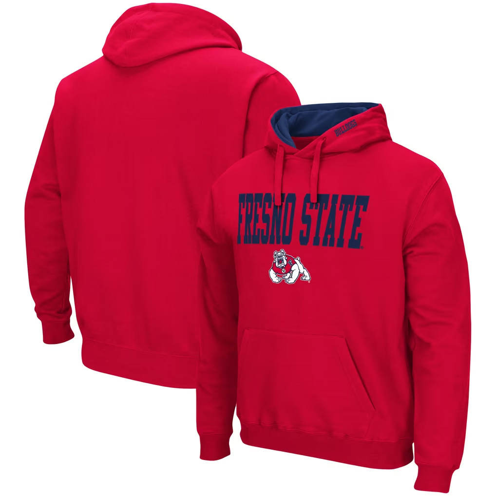 Fresno State Bulldogs Merch 2026 Colosseum Fresno State Bulldogs Arch And Logo 3 0 Hoodie Red Fresno State Bulldogs Merch 2026 Colosseum Fresno State Bulldogs Arch And Logo 3 0 Hoodie Red