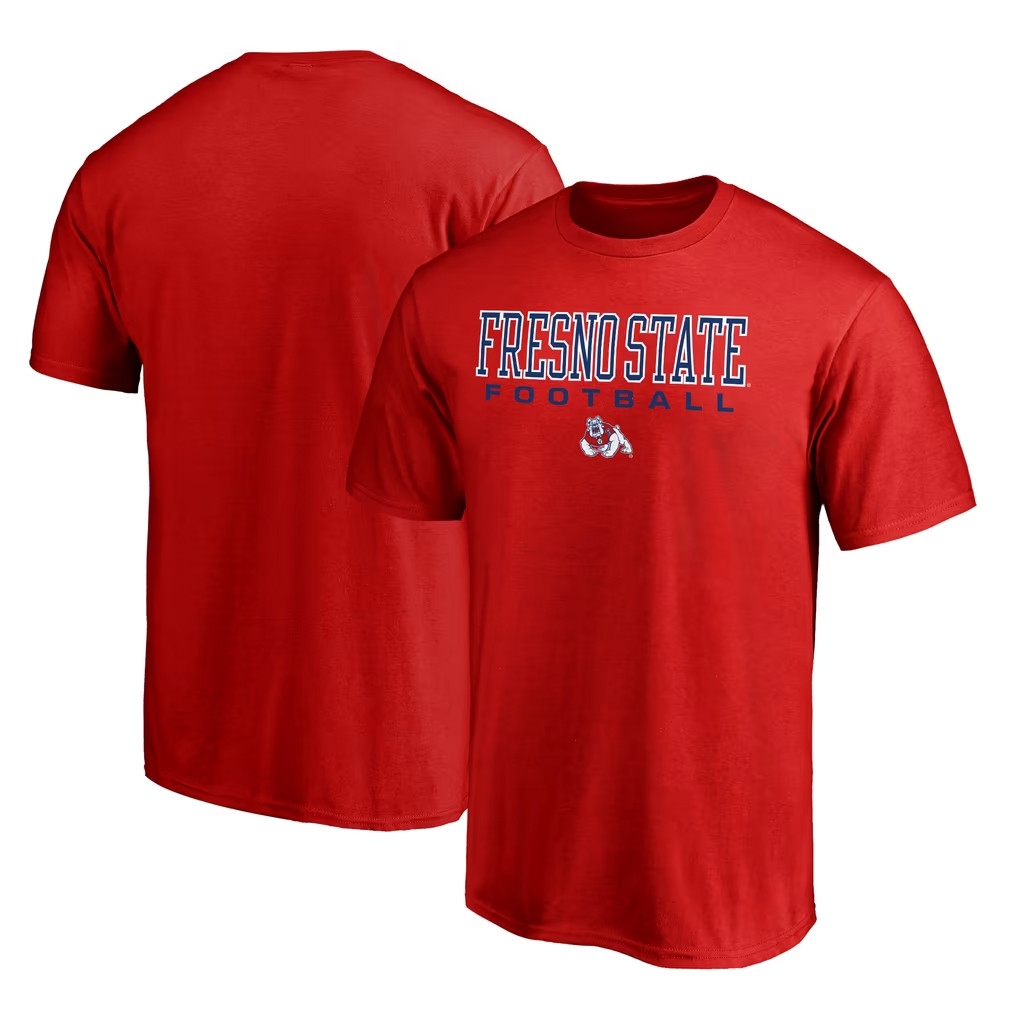 Fresno State Bulldogs Merch 2026 Fresno State Bulldogs Team Unity Football T-Shirt Red Fan Gear