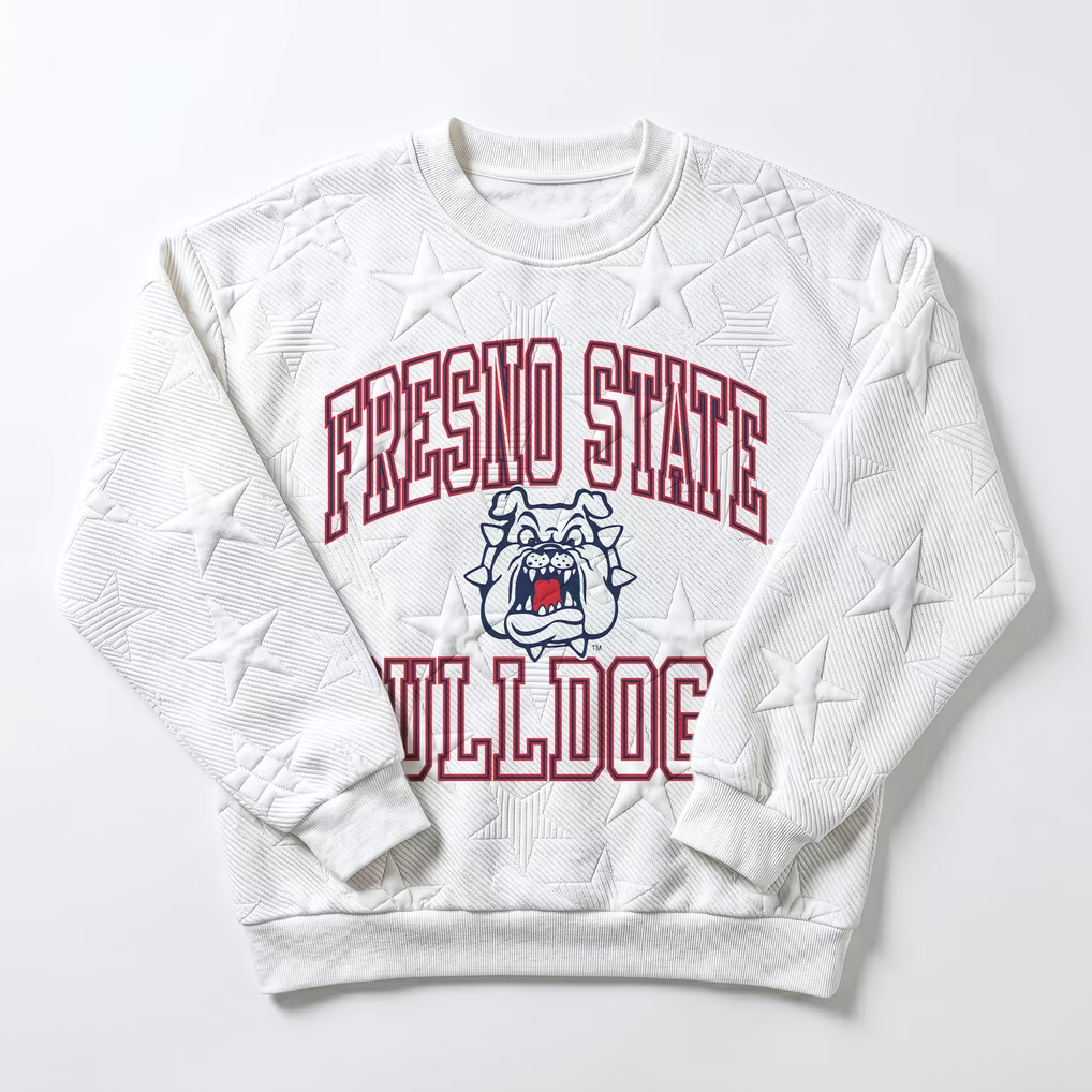 Fresno State Bulldogs Merch 2026 Gameday Couture Bulldogs Big Play Energy Tonal Star Sweatshirt